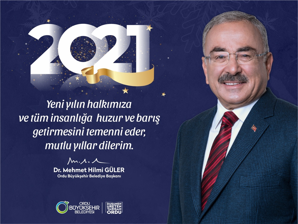 BAŞKAN DR. MEHMET HİLMİ GÜLER’İN YENİ YIL MESAJI